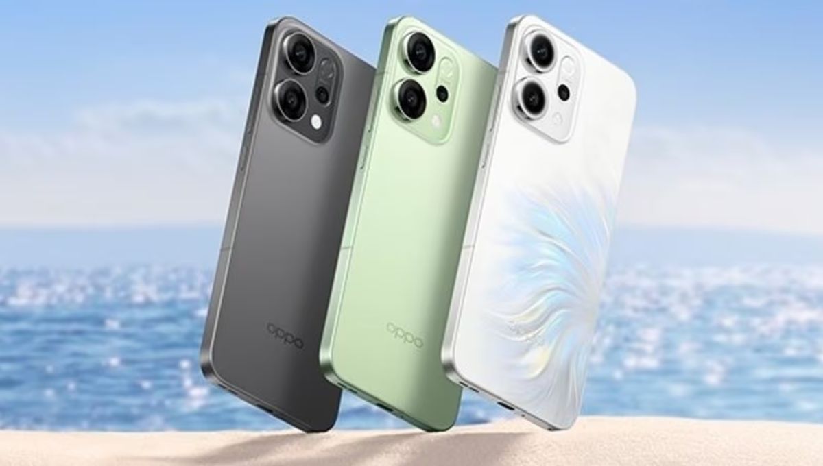 OPPO Reno 14 Mint Green